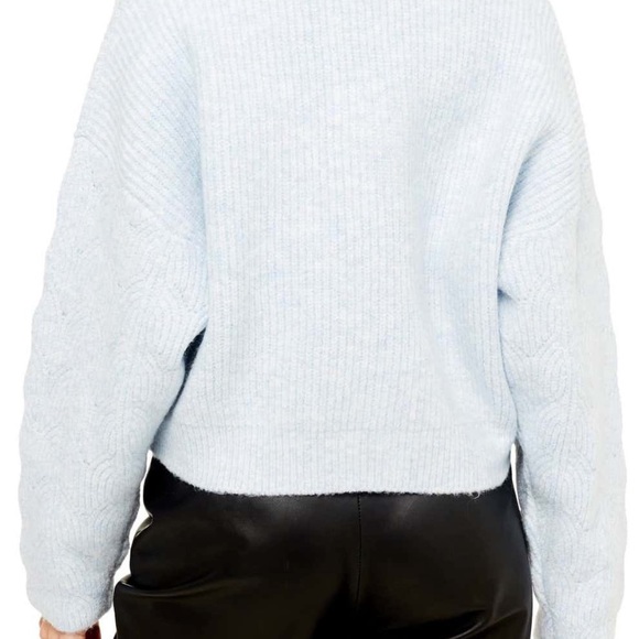 TOPSHOP Periwinkle Sweater Size 12 - Picture 3 of 9